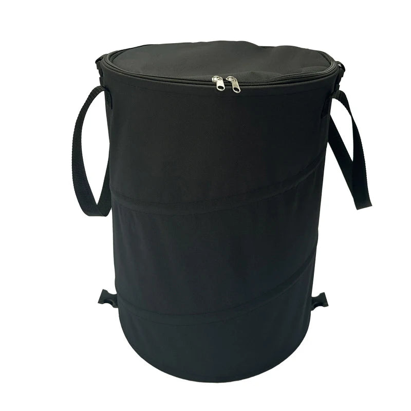 Foldable Outdoor Trash Can – Large Capacity Storage Bin for Camping and Laundry
