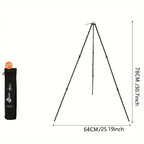 Adjustable Campfire Tripod – Stable Hanging Pot Stand for Outdoor Cooking