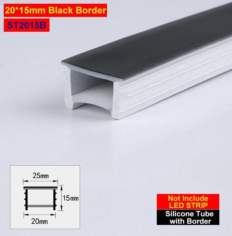 Silicone LED Neon Channel – Flexible Waterproof Housing for COB Strip Lights