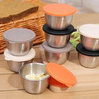 Stainless Steel Sauce Cup – Leakproof Dressing Container for Kitchen Lunch