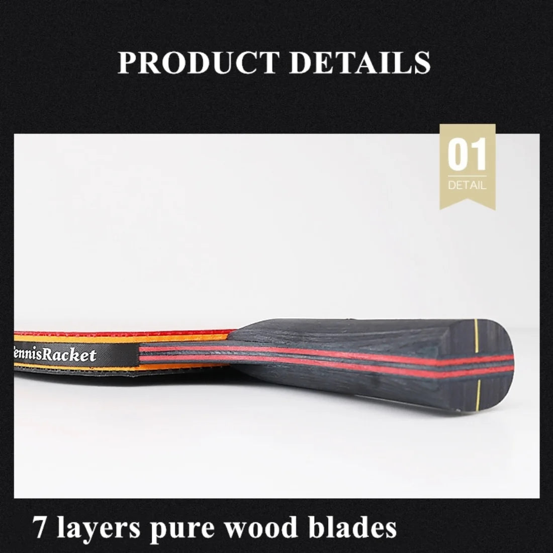 Professional Table Tennis Racket Set – Ping Pong Paddle for Competition Play