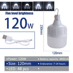 Portable LED Camping Lantern – Rechargeable Motion Sensor Light for Outdoor Emergencies