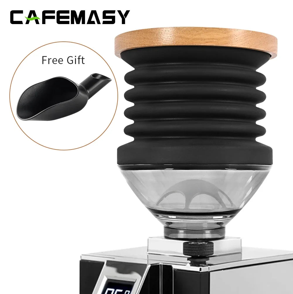 Wooden Coffee Grinder Lid – Replacement Hopper Cover for Eureka Mignon