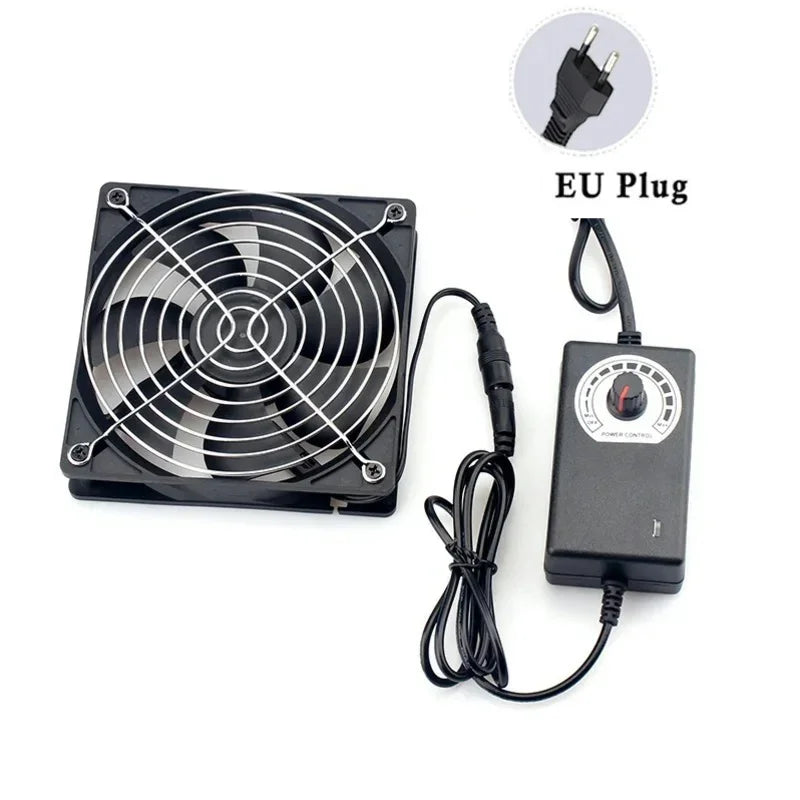 120mm High Speed Cooling Fan – 3000RPM Chassis Radiator for Server Workstations