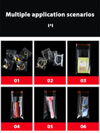 Self-Adhesive Cellophane Bags – Transparent Plastic Packaging for Jewelry Candy