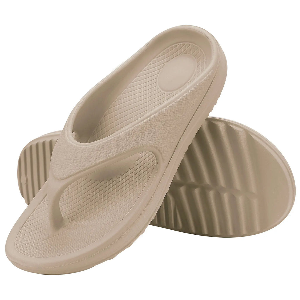 Soft EVA Arch Support Flip-flops – Men's Casual Beach Recovery Sandals