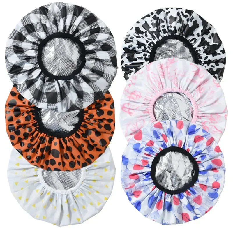 Self-Heating Thermal Hair Mask Cap – Insulated Foil Hat for Deep Conditioning
