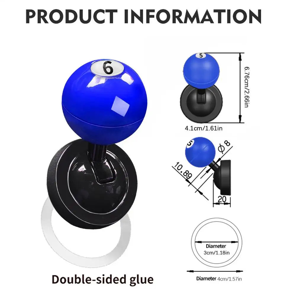 Metal Joystick Ignition Button – Decorative Engine Start Cover for Car Interior