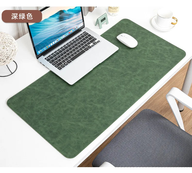 Large PU Leather Desk Pad – Waterproof Protective Mat for Office Gaming