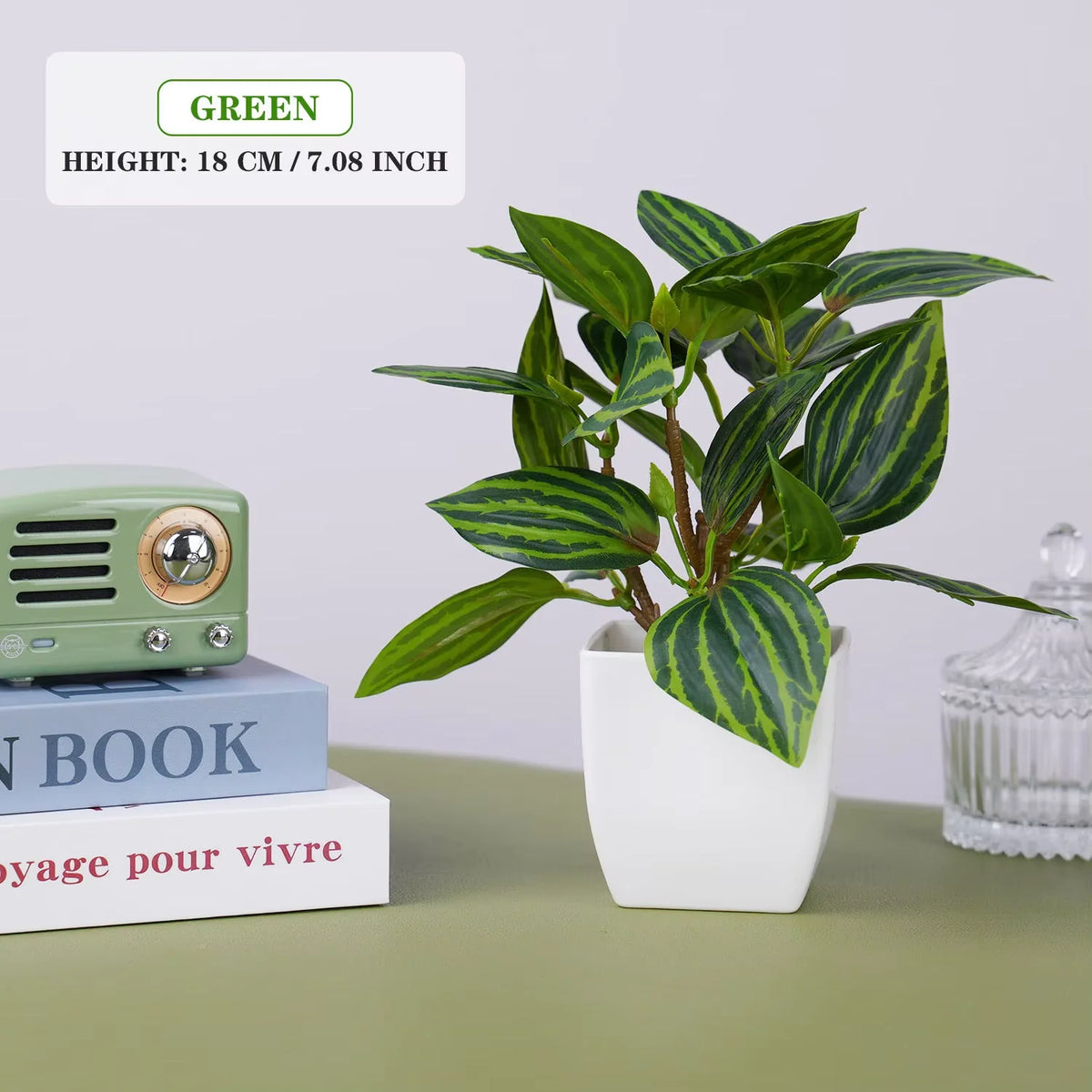 Artificial Potted Bonsai Tree – Zen Miniature Plant for Home Desk Decor