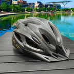 Lightweight Carbon Pattern Cycling Helmet – Breathable MTB Safety Gear