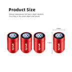 Alloy Tire Valve Caps – Dust Cover Accessories for Volkswagen Car Wheels
