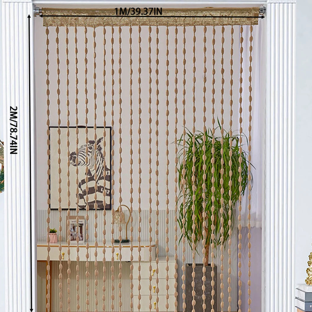 Beaded String Curtain – Decorative Tassel Divider for Home Wedding Salon