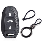 Silicone Car Key Fob Cover – Protective Remote Case for Peugeot and Citroen