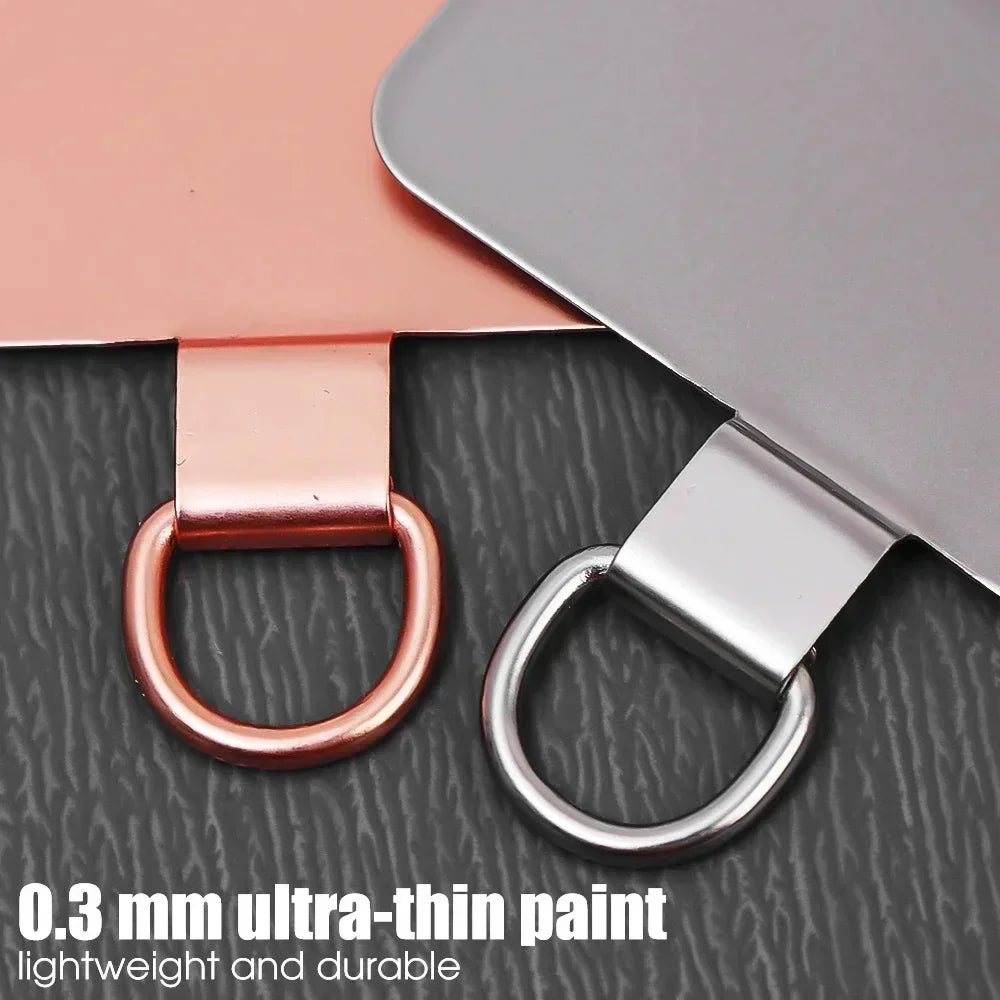 Stainless Steel Phone Tether Patch – Ultra-Thin Lanyard Connector for Safety