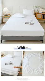 Waterproof Fitted Mattress Protector – Elastic Bed Cover for Home Bedding