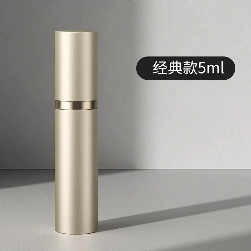 Refillable Aluminum Perfume Atomizer – Portable Spray Bottle for Travel