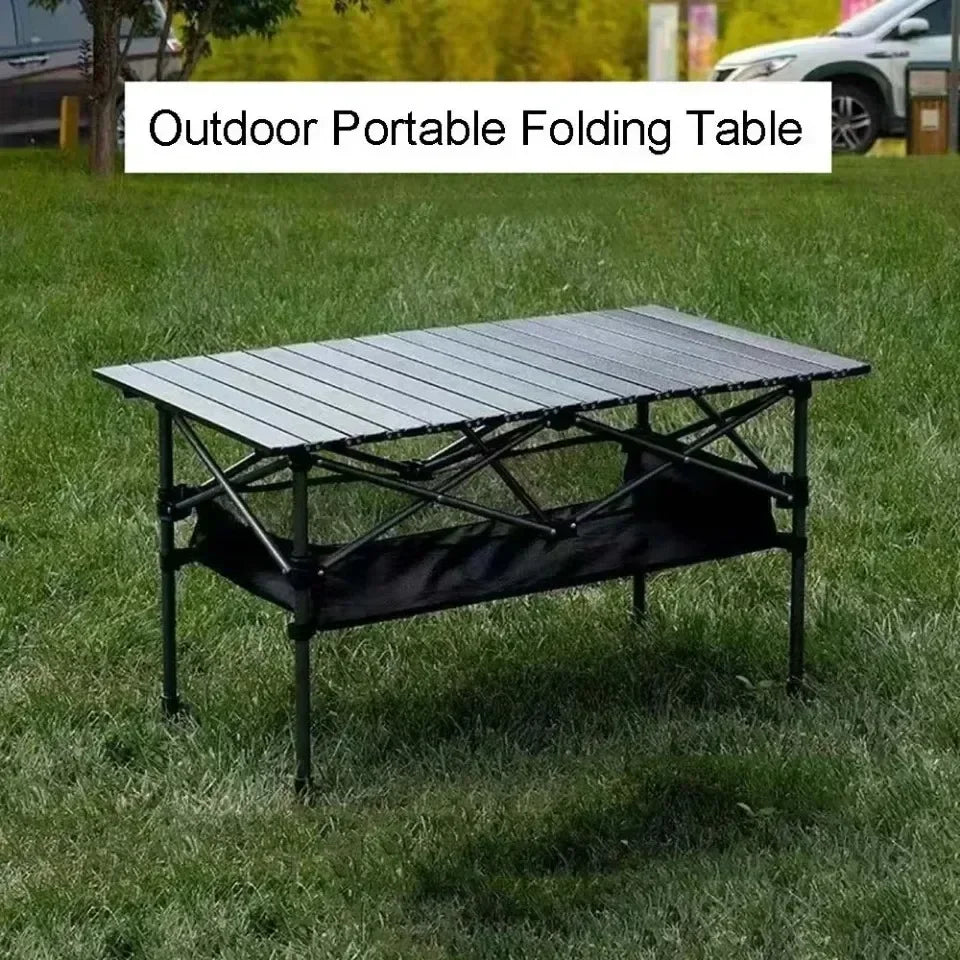 Aluminum Folding Camping Table – Lightweight Portable Desk for Picnics