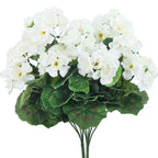 Silk Begonia Artificial Flowers – Floral Arrangement for Wedding Decor