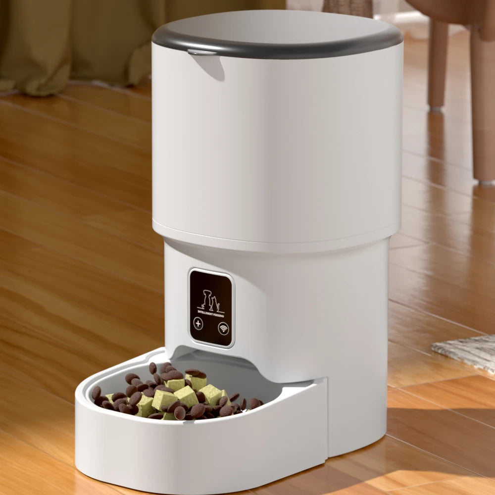 4L Smart Pet Feeder – WiFi Automatic Food Dispenser for Cats and Dogs