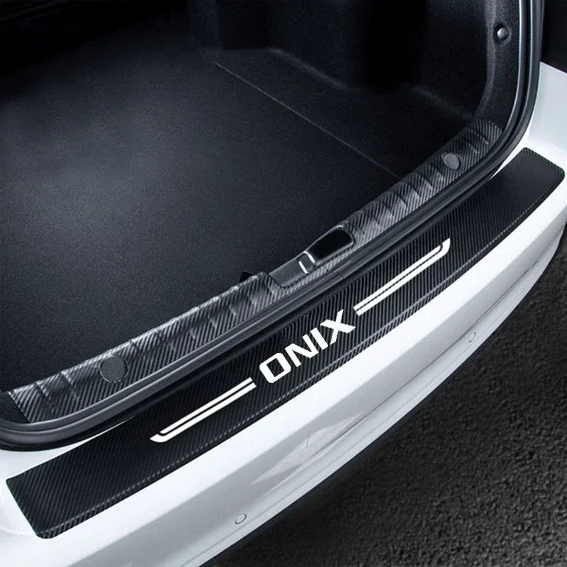 Carbon Fiber Door Sill Guards – Anti-Scratch Protection for ONIX Vehicles