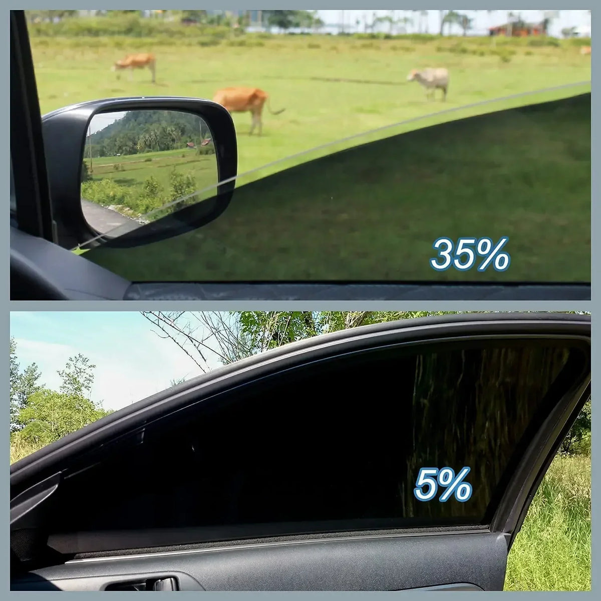 Automotive Window Tint Film – UV Solar Protection for Car Privacy 50x300cm