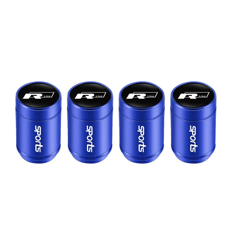 Alloy Tire Valve Caps – Dust Cover Accessories for Volkswagen Car Wheels