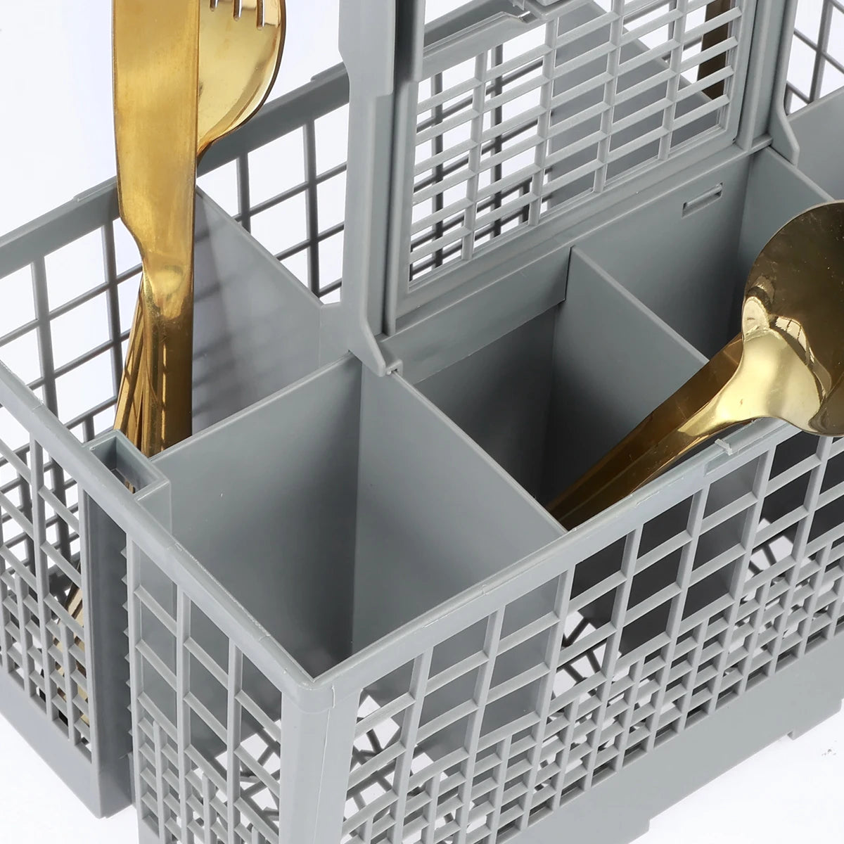 Universal Dishwasher Cutlery Basket – Foldable Flatware Holder for Kitchen