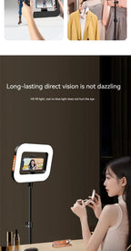 Handheld Ring LED Fill Light – Portable Rechargeable Lamp for Phone Photography