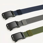 Tactical Canvas Belt – Durable Automatic Buckle for Men Outdoor Hunting
