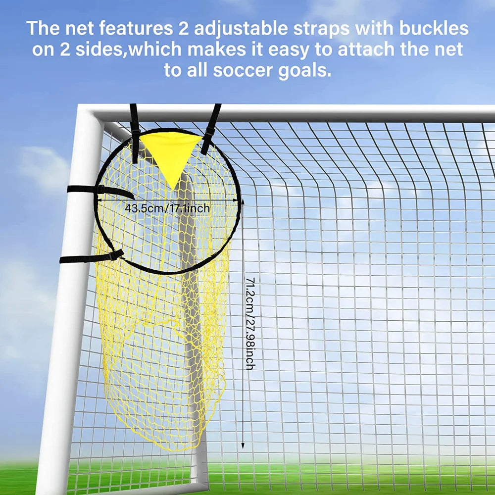 Foldable Football Target Net – Precision Training Goal for Soccer Practice