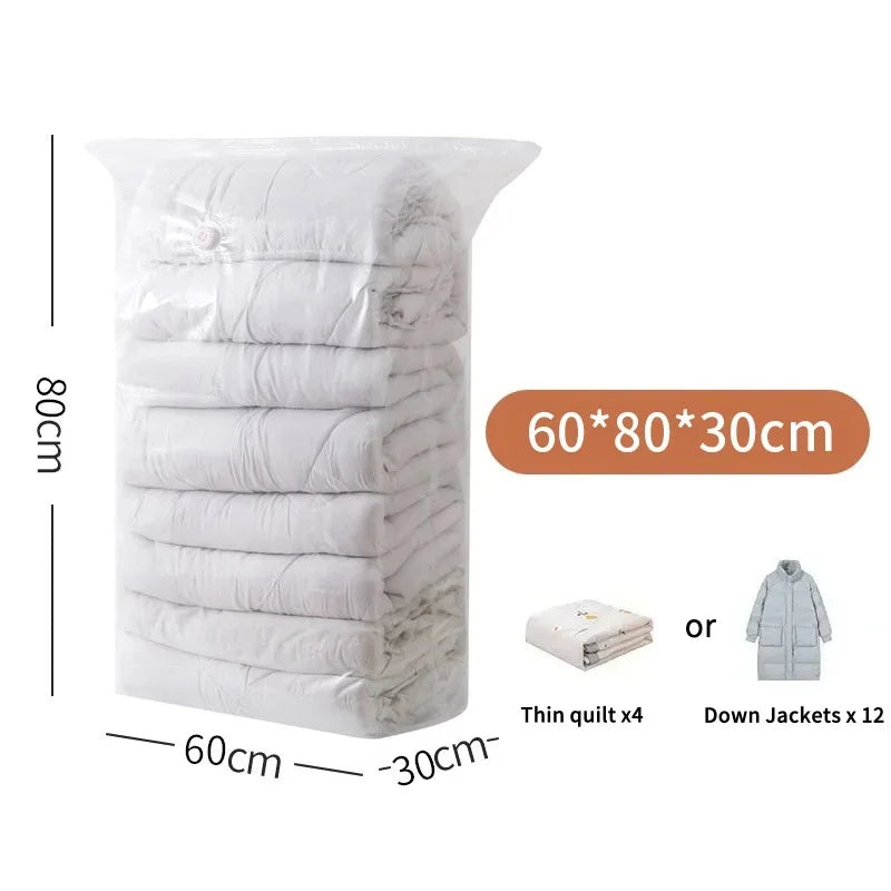 Large Vacuum Storage Bags – Airtight Compression Seals for Clothing Comforters