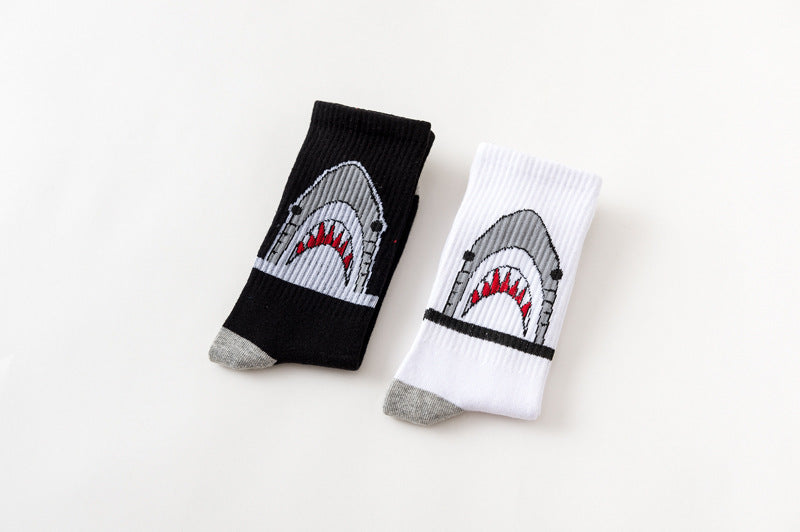 Harajuku Cotton Crew Socks – Unisex Hip Hop Streetwear for Casual Wear