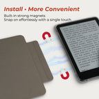 Magnetic Protective Case – Clear Back for Kobo Clara 6-inch E-Reader
