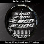 Reflective Motorcycle Rim Stripes – Wheel Hub Decals for Kawasaki Z900