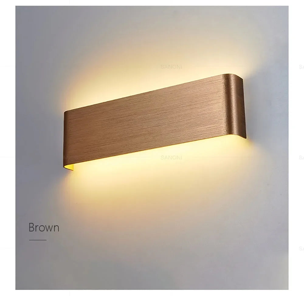 Modern LED Wall Sconce – Minimalist Indoor Lighting for Bedroom and Living Room