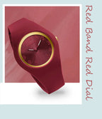 Silicone Quartz Wristwatch – Lightweight Sport Clock for Students