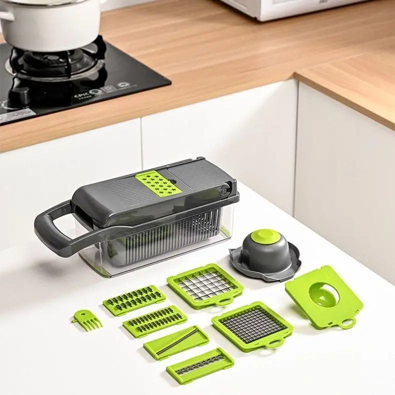 Multifunctional Vegetable Chopper – Kitchen Slicer and Shredder for Food Prep