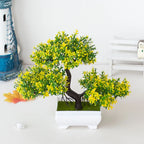 Artificial Potted Bonsai Tree – Zen Miniature Plant for Home Desk Decor