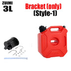 5L Plastic Fuel Canister – Lockable Backup Tank for Motorcycle SUV Storage