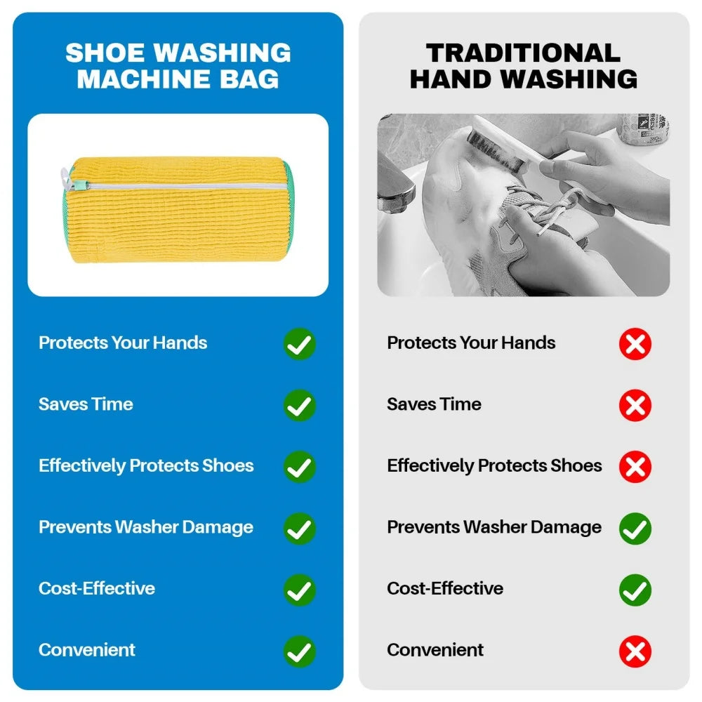 Reusable Shoe Laundry Bags – Protective Mesh Washers for Sneakers