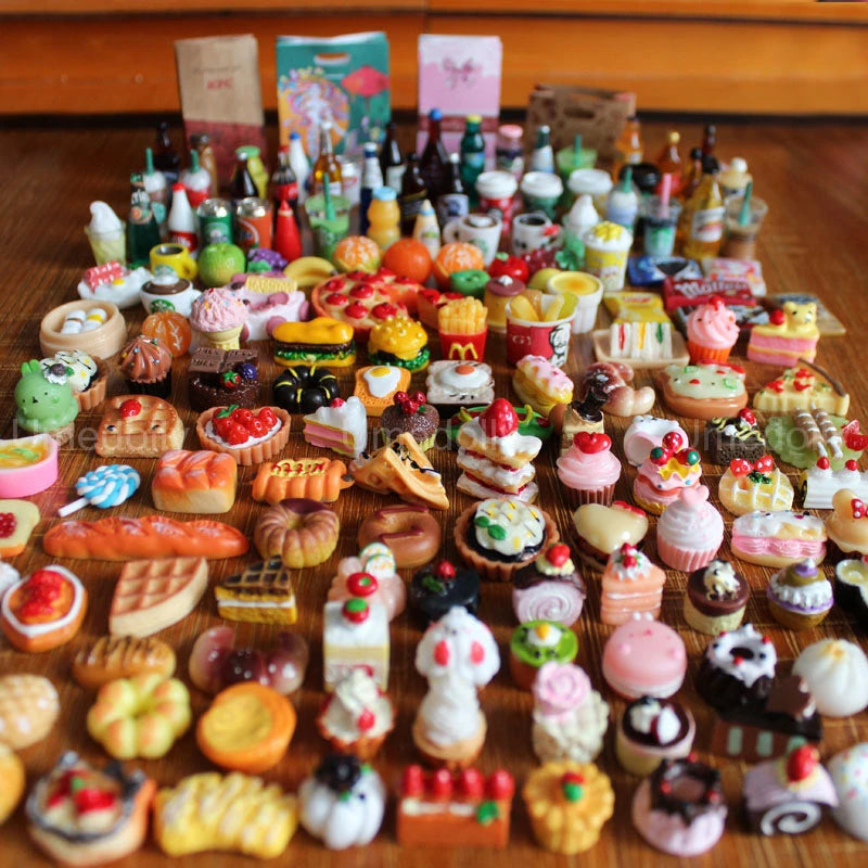 Miniature Food Set – 1:6 Scale Dollhouse Kitchen Accessories for BJD Dolls
