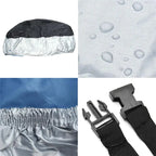 Universal Waterproof Motorcycle Cover – UV Protective Shield for Outdoor Storage