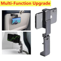 Foldable Airplane Phone Mount – Rotatable Travel Stand for Flight and Desk