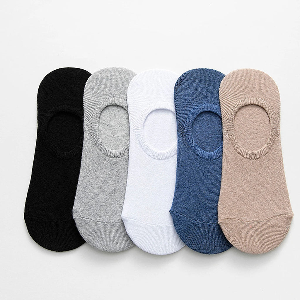 Cotton Mid-calf Socks – Solid Colour Daily Wear for Men