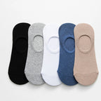 Cotton Mid-calf Socks – Solid Colour Daily Wear for Men