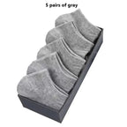 Cotton Ankle Socks – Breathable Solid Color Footwear for Sports and Gym