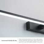 Modern Aluminum LED Wall Light – Adjustable Bathroom Mirror Vanity Lamp