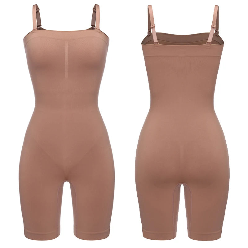 Strapless Shapewear Bodysuit – Tummy Control Body Shaper for Waist Training