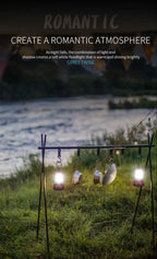 Retro LED Tent Lantern – Portable Hanging Lamp for Outdoor Camping